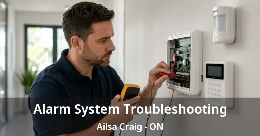 Alarm System Troubleshooting Ailsa Craig - ON Alarm System Troubleshooting Ailsa Craig - ON