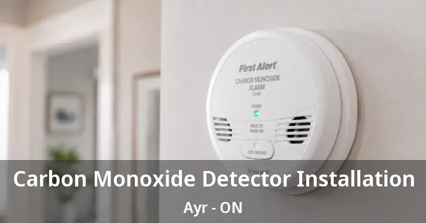 Carbon Monoxide Detector Installation Ayr - ON