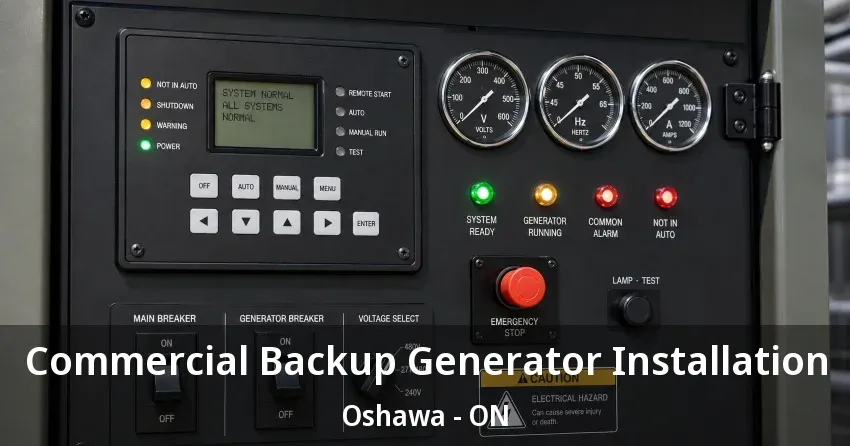 Commercial Backup Generator Installation Oshawa - ON