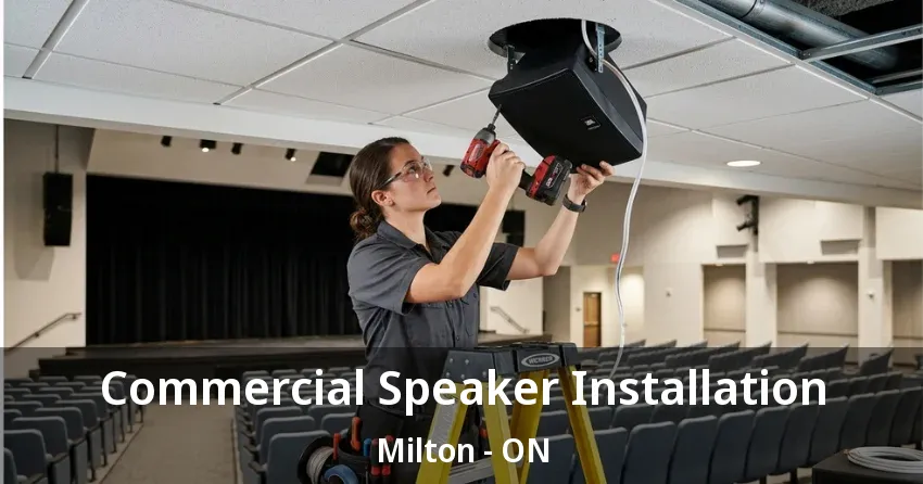 Commercial Speaker Installation Milton - ON