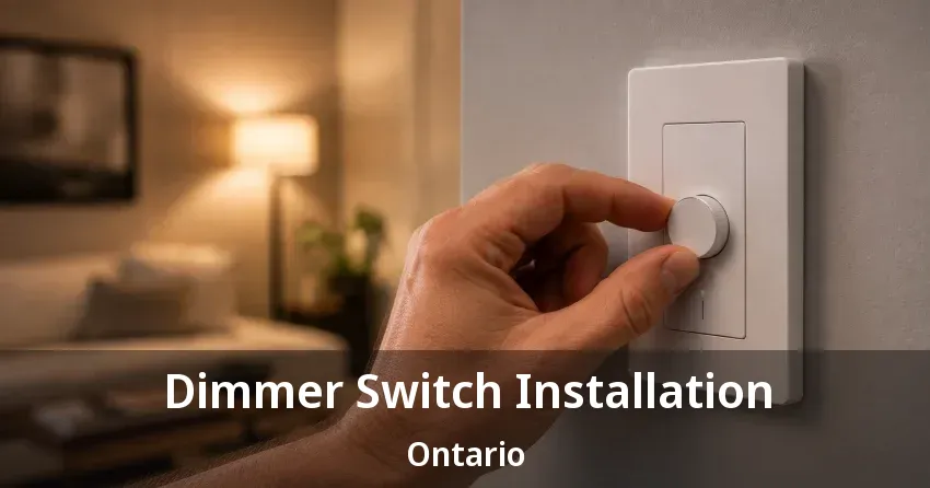 Dimmer Switch Installation Ontario