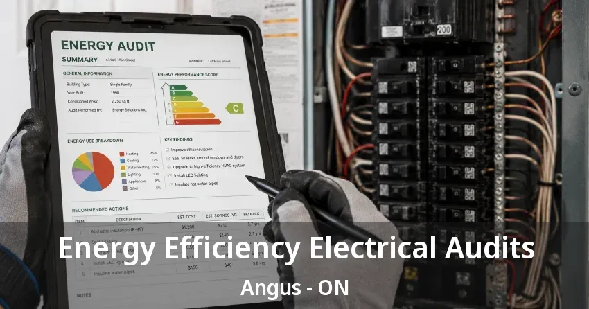 Energy Efficiency Electrical Audits Angus - ON