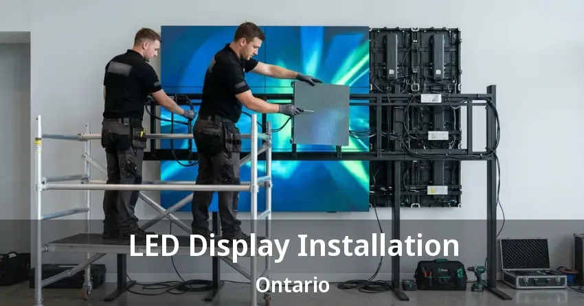 LED Display Installation Ontario
