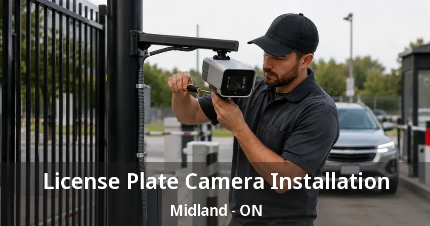 License Plate Camera Installation Midland - ON