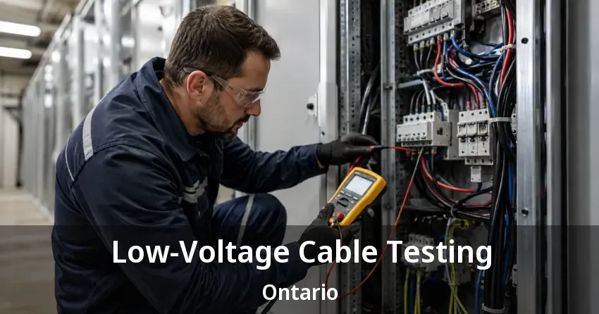 Low-Voltage Cable Testing Ontario
