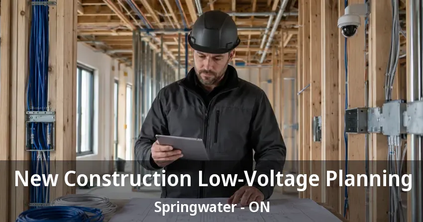 New Construction Low-Voltage Planning Springwater - ON New Construction Low-Voltage Planning Springwater - ON