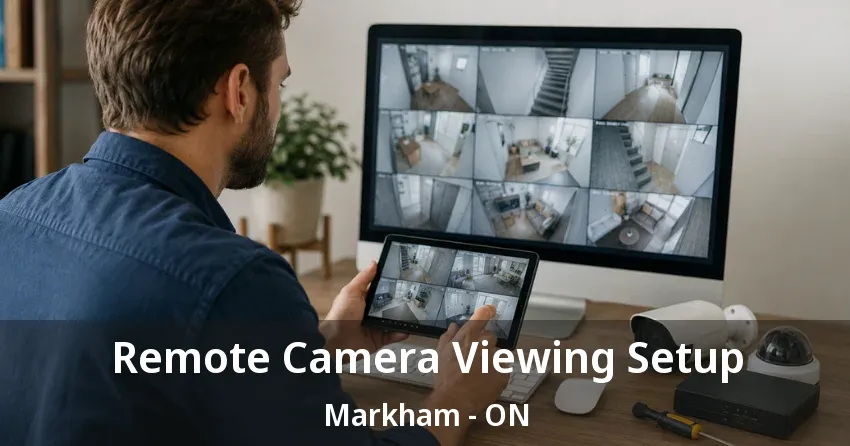 Remote Camera Viewing Setup Markham - ON