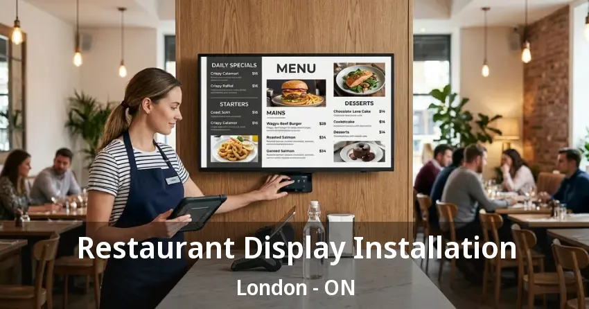 Restaurant Display Installation London - ON