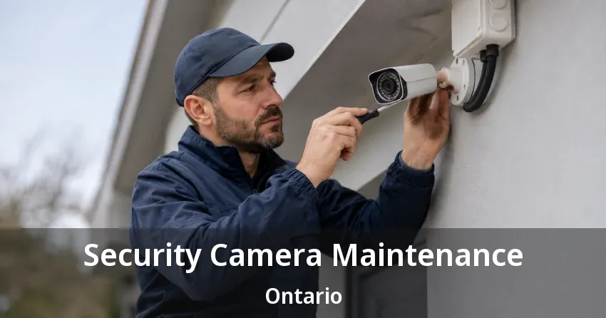 Security Camera Maintenance Ontario