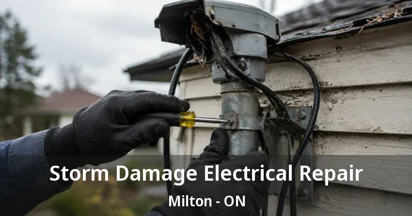Storm Damage Electrical Repair Milton - ON