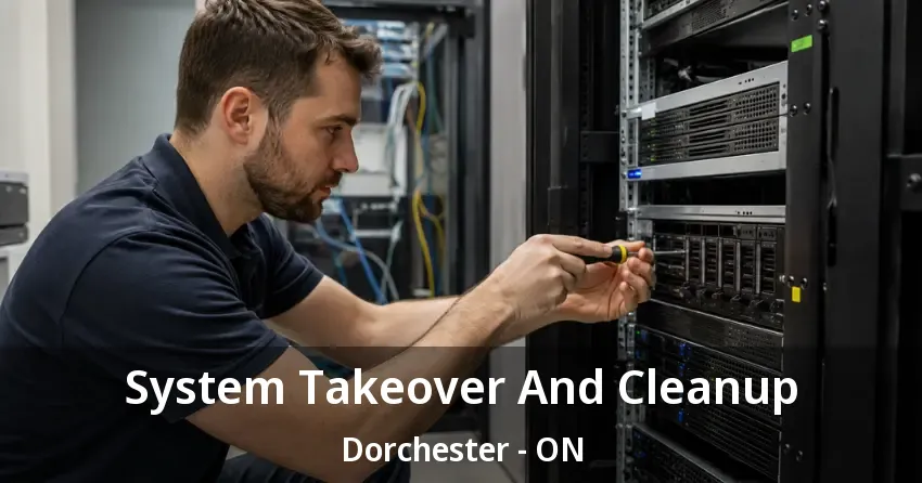 System Takeover And Cleanup Dorchester - ON