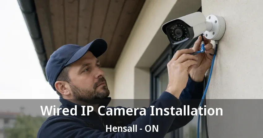 Wired IP Camera Installation Hensall - ON