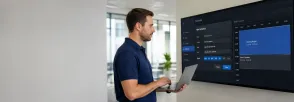 Display Content Scheduling Setup Vaughan