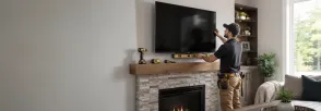 Fireplace TV Mounting St. Marys