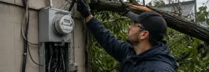 Storm Damage Electrical Repair Milton